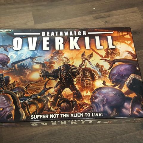 Warhammer 40k. Deathwatch overkill box. Med extra miniatyrer.