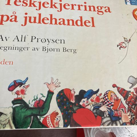 Teskjekjerringa på julehandel.   Alf Prøysen.  Tiden