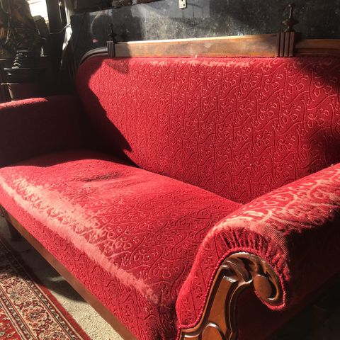 Antikk Biedermeier sofa , 1000kr