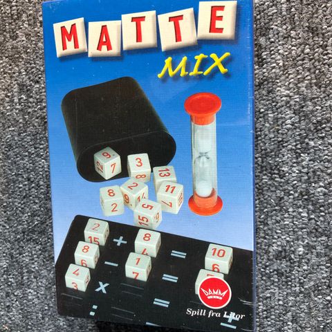 Matte mix selges kr. 50,-