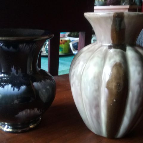 Små vaser fra 70 tallet. Vintage.