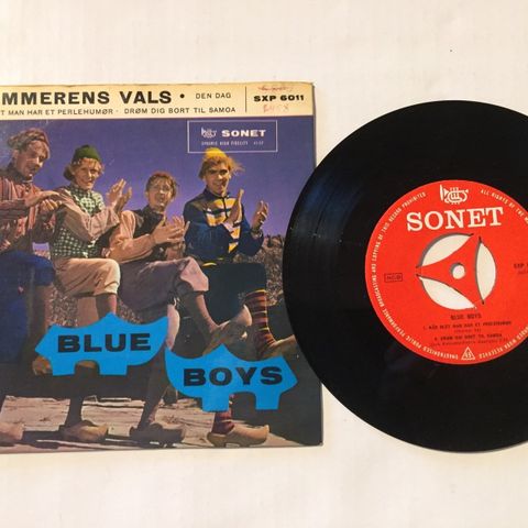 BLUE BOYS / SOMMERENS VALS - 7" VINYL SINGLE