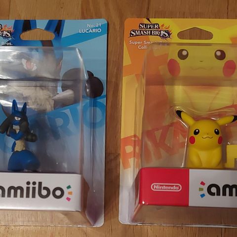 Pokemon Amiibo figurer selges!