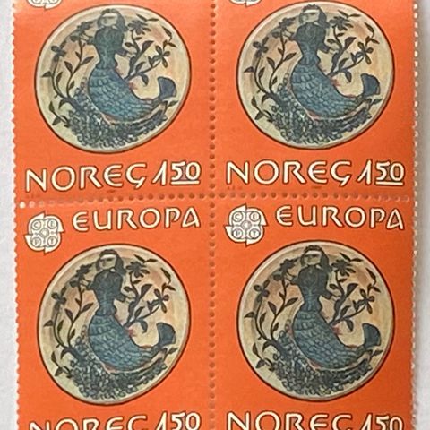 Norge 1981 Europa XIII Folklore NK 884 4-blokk Postfrisk