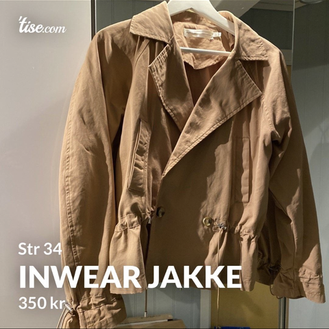 Inwear jakke str 34