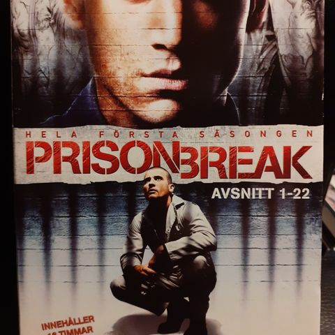 Prison Break, sesong 1, 16 timers underholdning, DVDx6