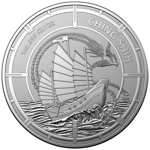 Solomon Islands 2021 CHING SHIH - 1 OZ Sølv