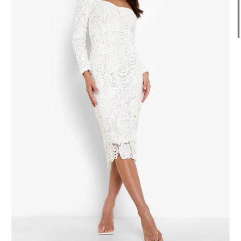 Hvit kjole