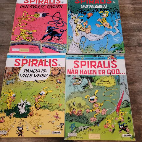Diverse tegneserier: Sprint, Spiralis og Viggo