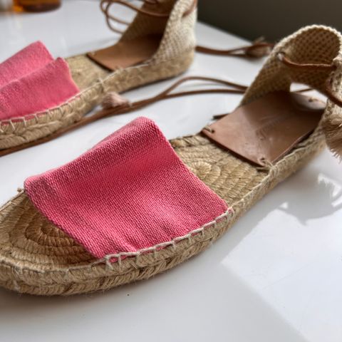 Espadrillas sandaler- str 38