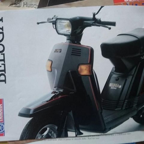 YAMAHA scooter brosjyre.