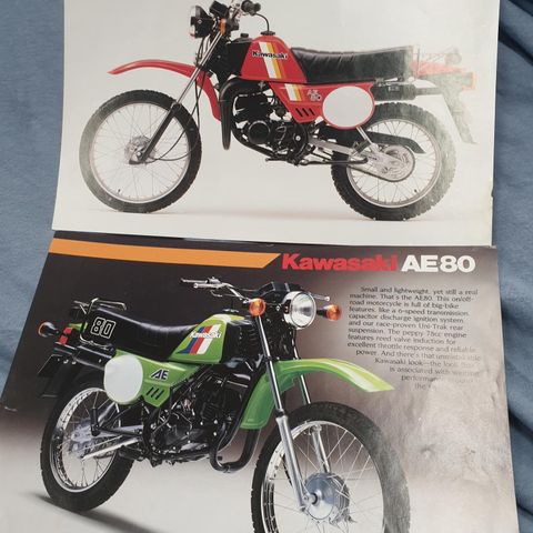 Kawasaki AE 80  org brosjyrer