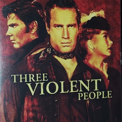 ELDRE DVD.THREE VIOLENT PEOPLE 1956.