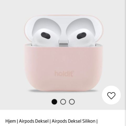 Holdit silikondeksel til Airpods 3