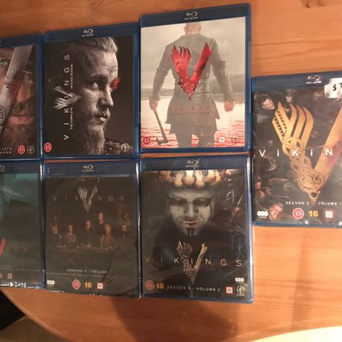 bluray Blu-Ray Vikings serie norsk