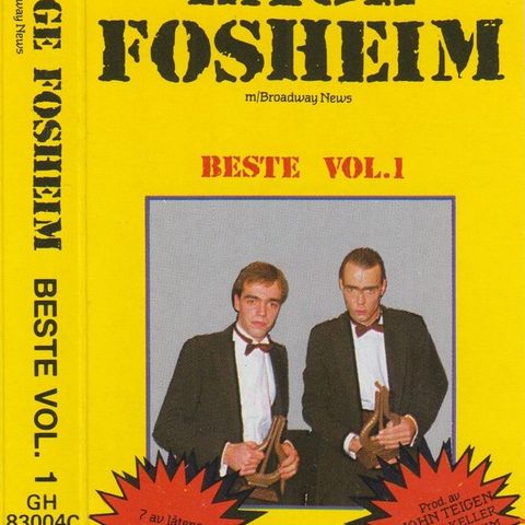 Lage Fosheim M/ Broadway News – Beste Vol. 1 ( Cass, Comp 1983)