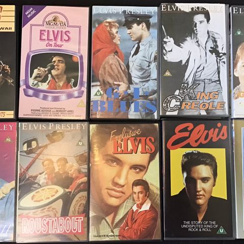 Elvis Presley Samling 🚨OPPDATERT!!