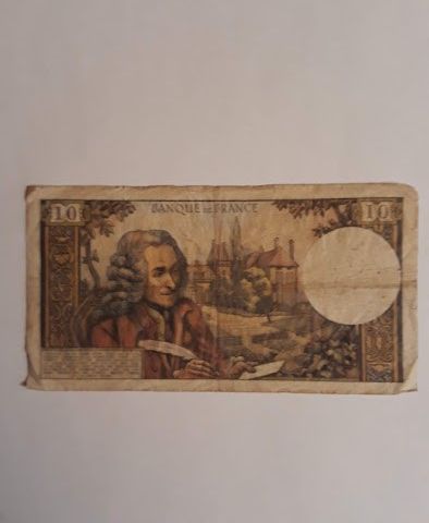Seddel 10 Francs 1967