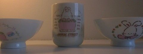 "Animal Street" "Carrut Field" Porselen Samlet el. enkeltvis . trnd 40