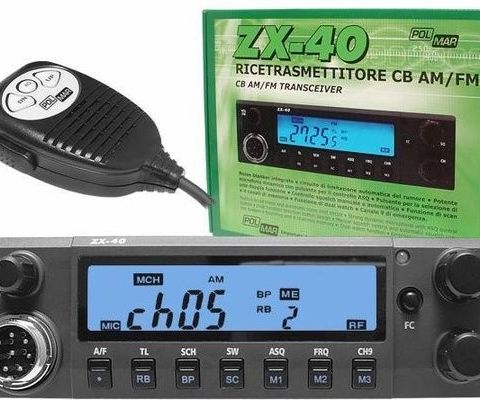 POLMAR ZX-40 Multi Channel CB Mobile Transceiver