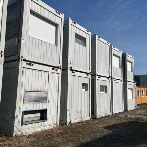 Stål containermoduler 30 ft rigg