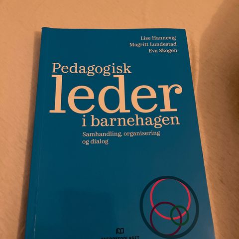 Pedagogisk leder i barnehagen