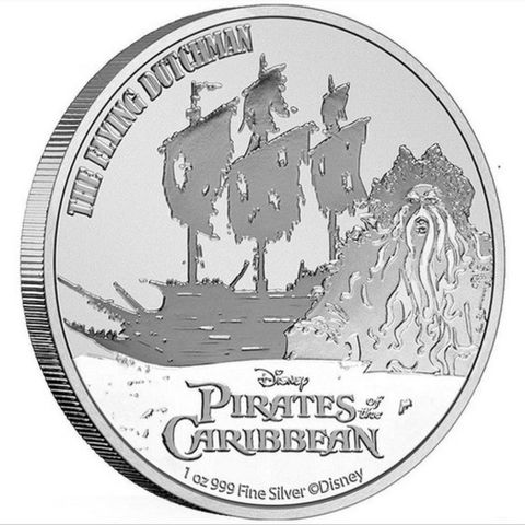 THE FLYING DUTCHMAN™ - 1 OZ  SØLV PIRATES OF THE CARIBBEAN™