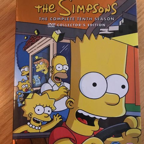 Dvd The Simpsons sesong 10 selges kr 100