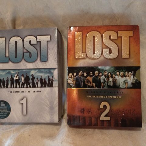 LOST , sesong 1 og 2  DVD