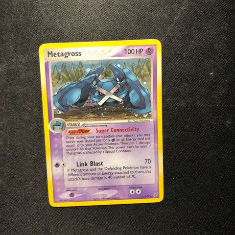 Metagross 11/107 holo vintage pokemonkort