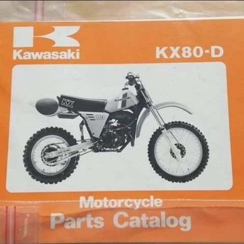 Kawasaki KX80D Delekatalog.