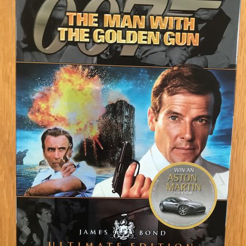 Dvd James Bond, The man with the golden gun selges