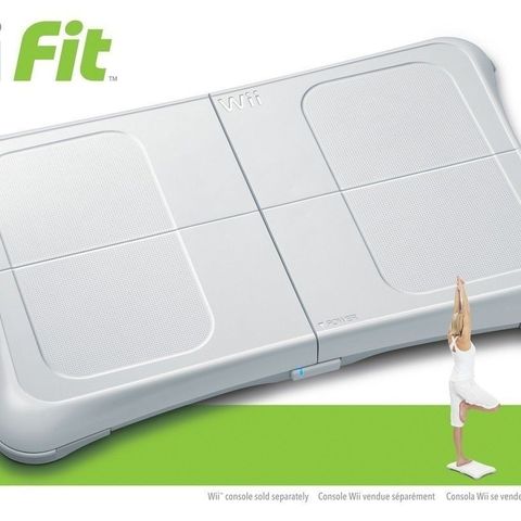 Nintendo Wii balance board med Wii Fit - tren hjemme!