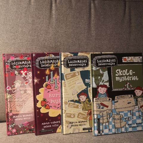 Lassemajas detektivbyrå barnebøker