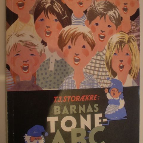 Barnas tone-ABC T.J. Storækre Sangbok fra 1957 . trn 101