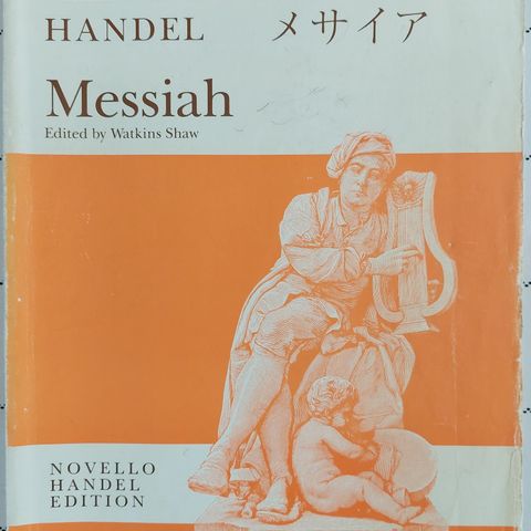 Händel Messiah notebok