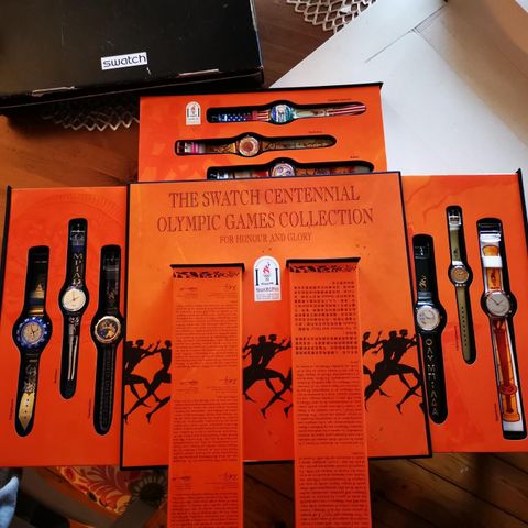 the swatch centennial olympic games collection Atlanta 1996
