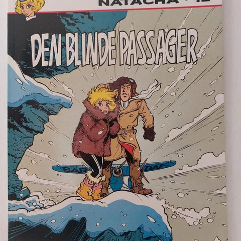 Natacha nr 12, 1 opplag 1986. Den blinde passager