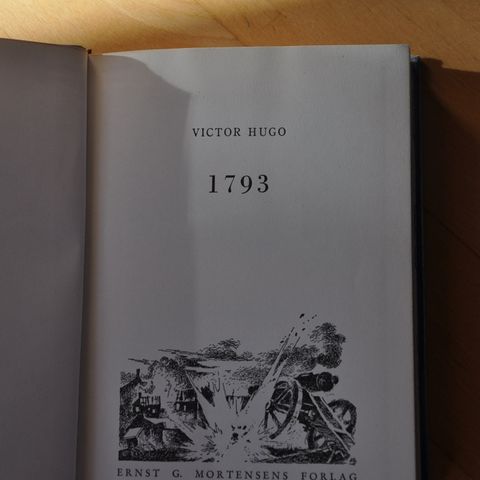 1793. Victor Hugo. Innb,. (AL). Sende