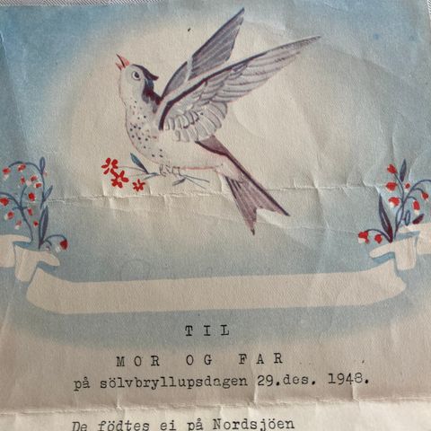 Fest Telegram anno 1948