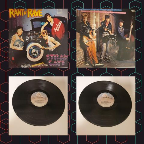 VINTAGE/RETRO LP-VINYL "RANTN ' RAVE /STRAY CAT'S 1983"