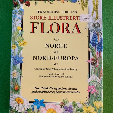 Teknologisk Forlags store illustrerte flora for Norge og Nord-Europa.