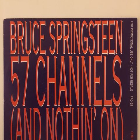Bruce Springsteen 12’’ maxi - Lp plater- singler - promo  - norsk blad
