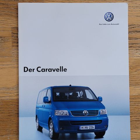 Brosjyre VW Caravelle 2006