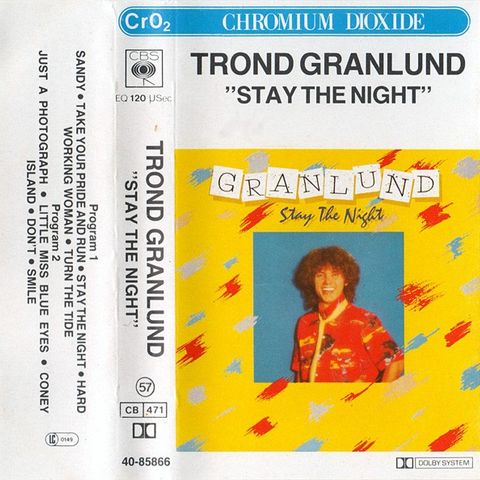 Trond Granlund – Stay The Night ( Cass, Album, CrO 1982)