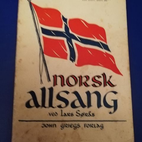 Norsk allsang ved Lars Sørås, fra 1947