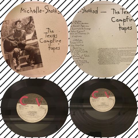 VINTAGE/RETRO LP-VINYL "MICHELLE - SHOCKED/THE TEXAS CAMPFIRE TAPES 1986"