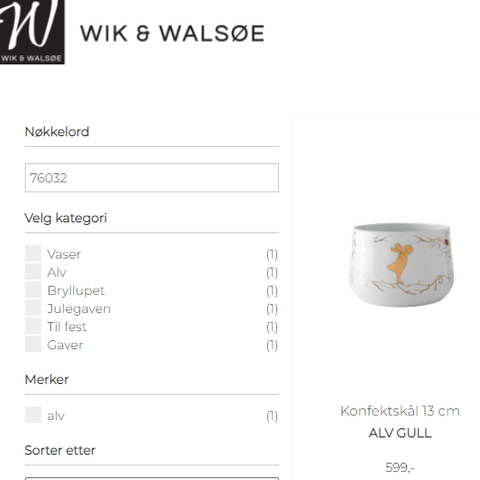 Wik & Walsøe bolle