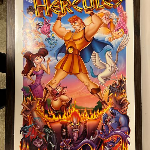 Hercules kinoplakat 1997 Disney