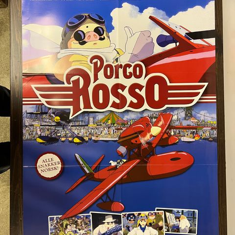 Porco Rosso kinoplakat 1992